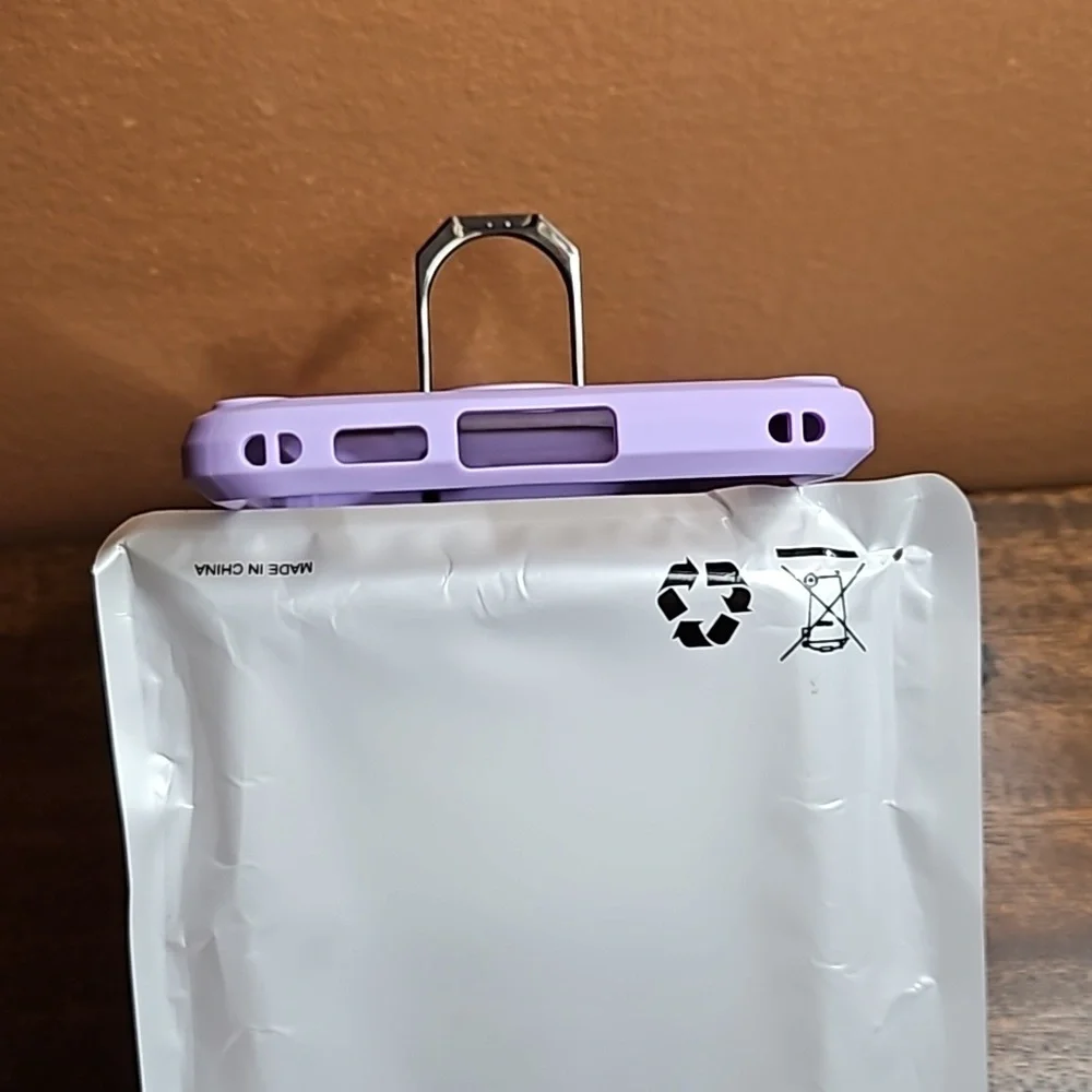 NEW!!S23plus Samsung Galaxy Clear and Lavender Phone Case!!